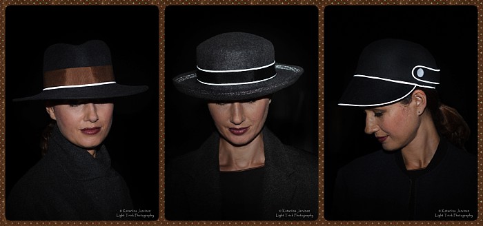 designer hat with glow-in-the-dark reflective material